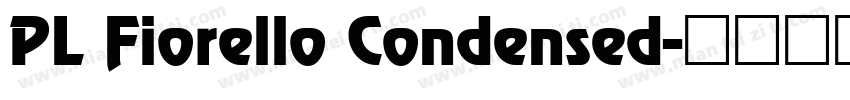 PL Fiorello Condensed字体转换
